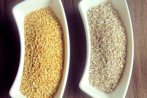 diverse Getreide-Schrote - various crushed grains - cereali frantumato